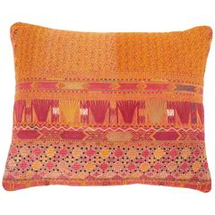 Afghani Pashtun Embroidered Pillow 16 x 19