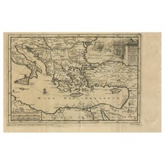 Venetian Trade Routes in the Levant – Antique Map by Pieter van der Aa, ca.1720