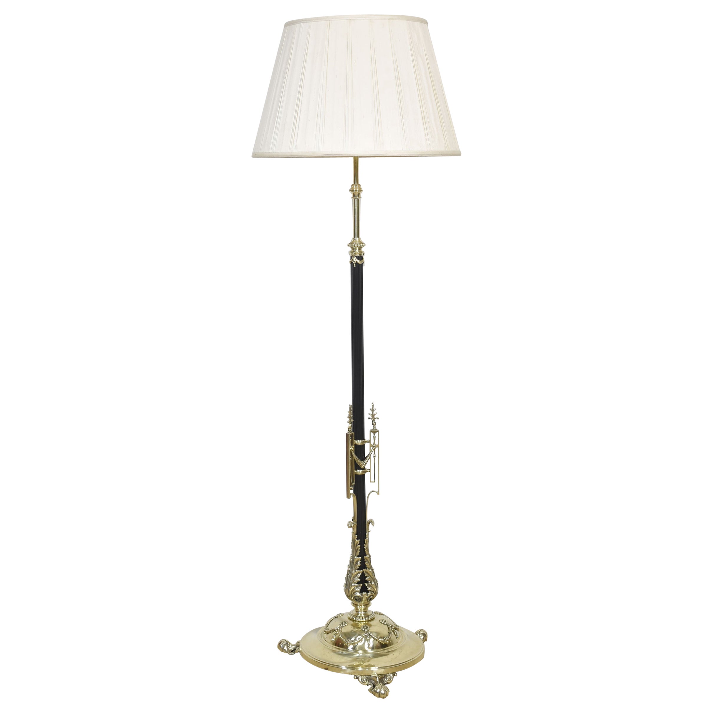 Lampada telescopica standard in ottone
