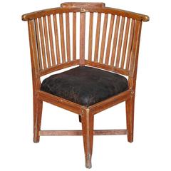 Period Gustavian Corner Chair