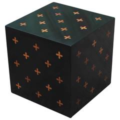 Modern Edward Wormley for Dunbar Parquetry Cube Table 6