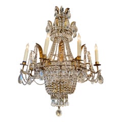 Italian Empire Basket Chandelier