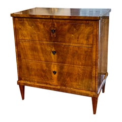 German Beidermeier Walnut Chest