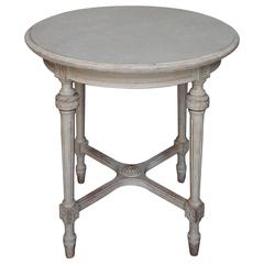 Round Swedish Side Table