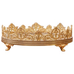 A fine 19th century French Empire gilt bronze plateau