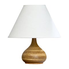 Gunnar Borg, Tischlampe, Steingut, Schweden, 1960er Jahre
