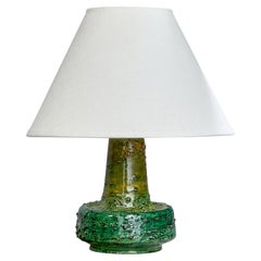 Schwedische Designerin, Tischlampe, Keramik, Schweden, 1960er Jahre