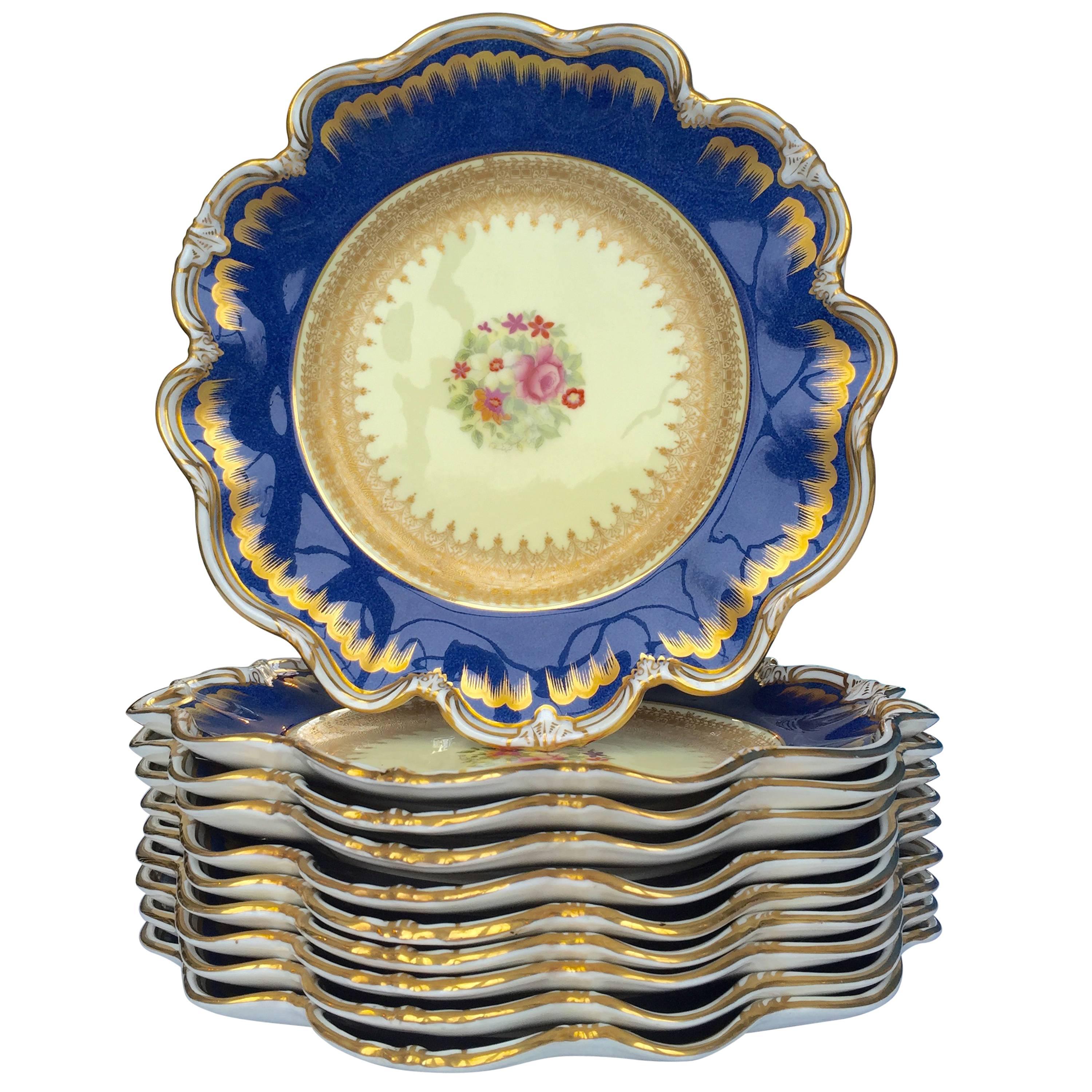 William VI Porcelain Plates 
