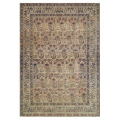 Signed Aboul Ghasem Kermani Antique Persian Rug with Paisleys  Rug & Kilim