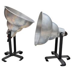Industrial Metal Grey Table Lamp 7