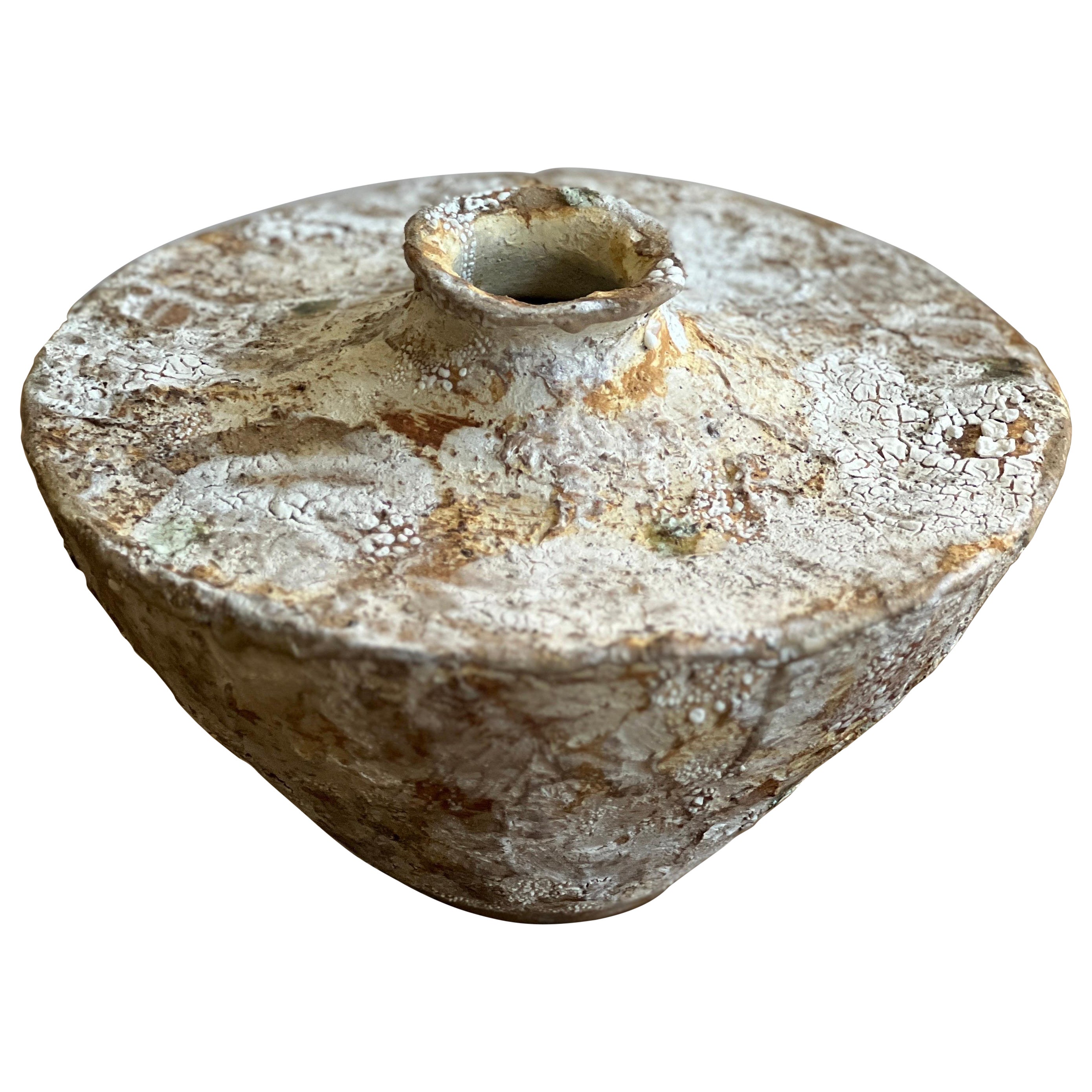 Handmade Stoneware Coil Built Vase