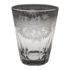 Gobelet gravé Independent Order of Oddfellows, c1839