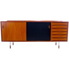 Danish Modern Triennale Teak Credenza Designed by Arne Vodder