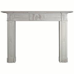 19th Century Regency Irish Mantel Reproduction in Statuary