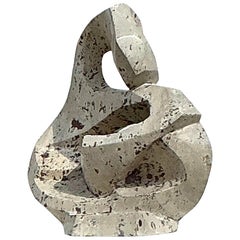 Escultura de piedra tallada Vintage Boho Enzo Gallo