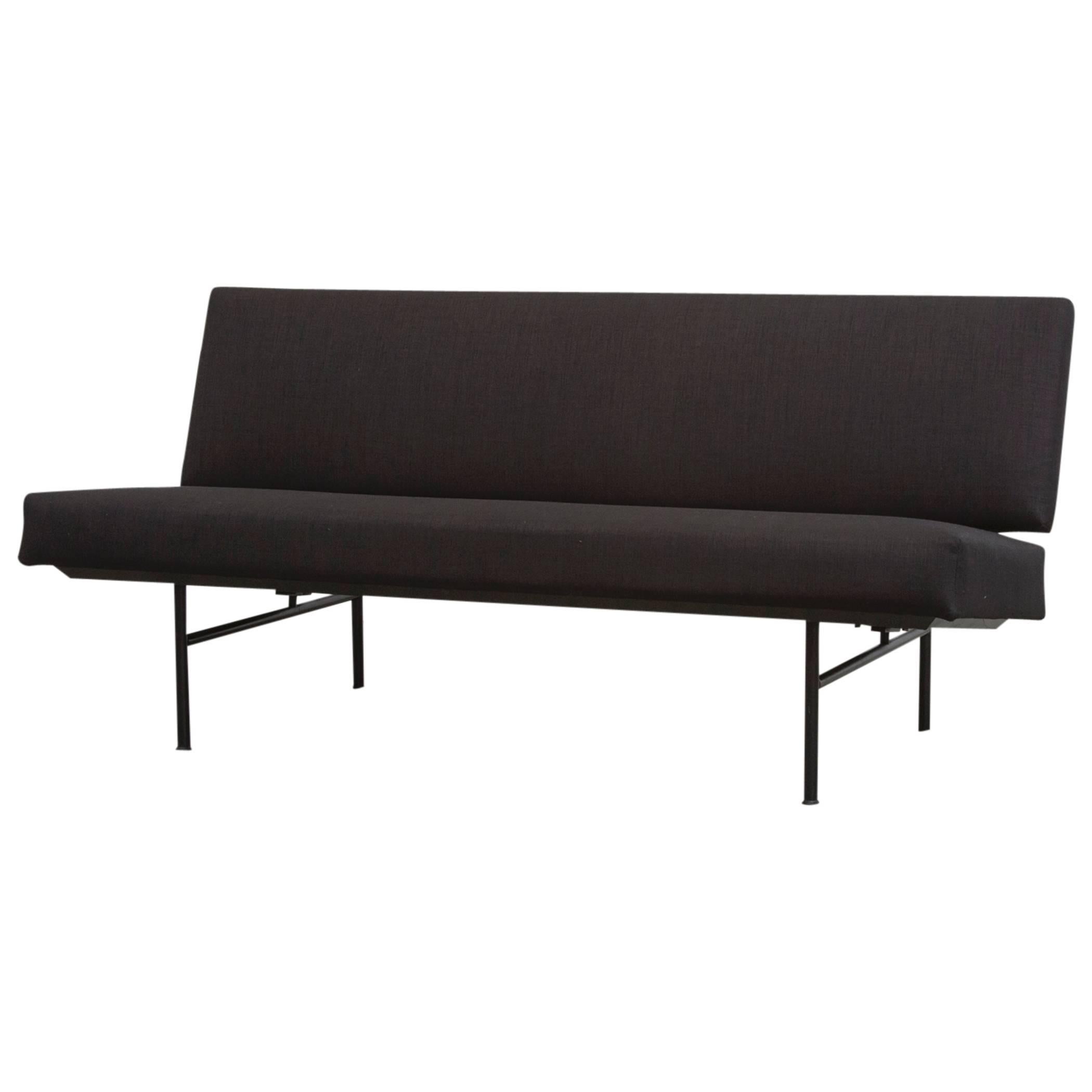 Coen de Vries Attributed to Black Streamline Sofa