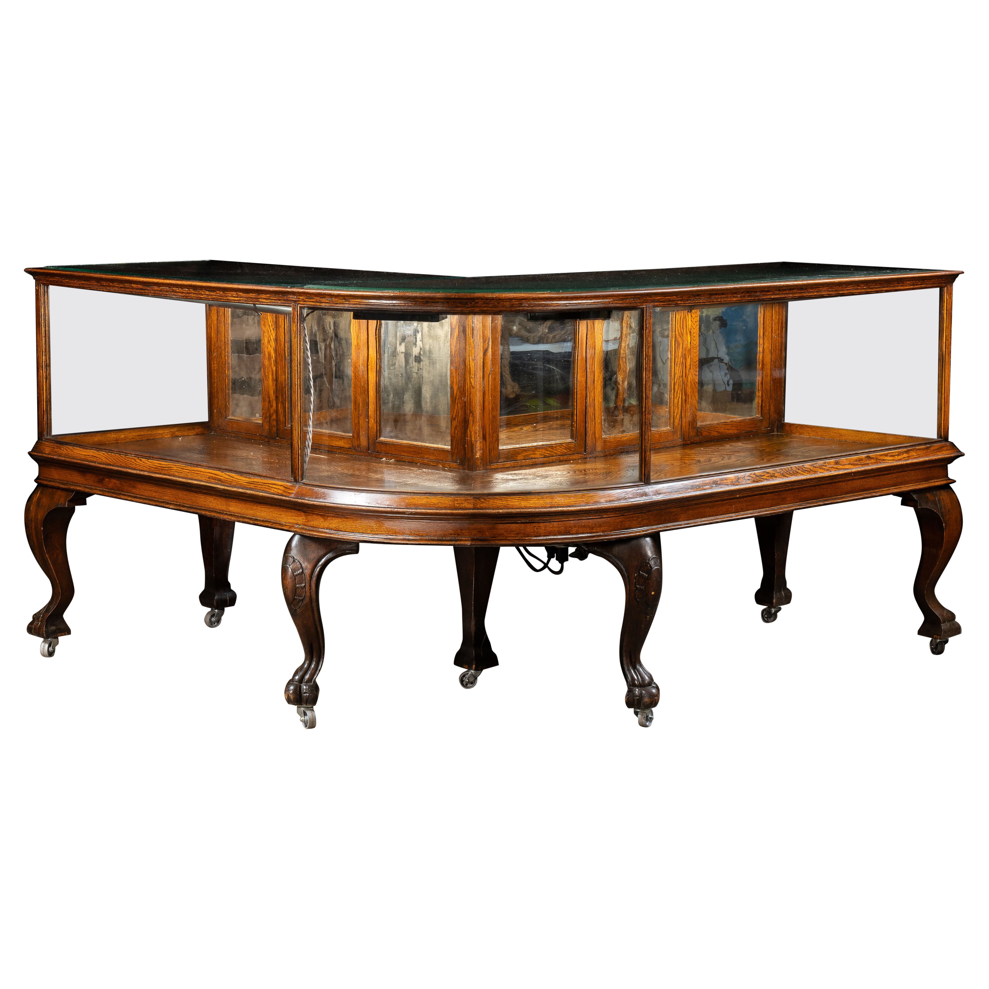 What is a corner cabinet that spins called?