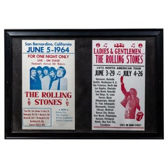 Pair of Framed Rolling Stones US Tour Posters