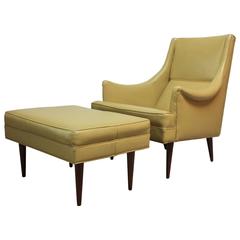 Milo Baughman Lounge Chair with Ottoman 4