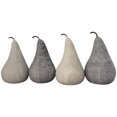 Hand-Carved Marble Pear Accessories