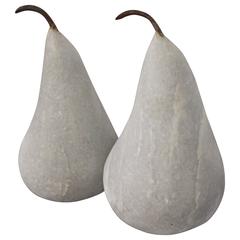 Hand-Carved Marble Pear Accessories