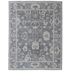 Contemporary Turkish Angora Oushak Rug Contemporary Turkish Angora Oushak Rug
