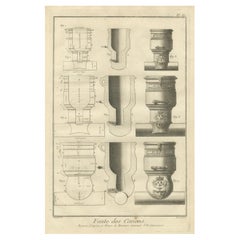 Royal Artillery of the Enlightenment: 1770's Engraving of Mortars and Howitzers