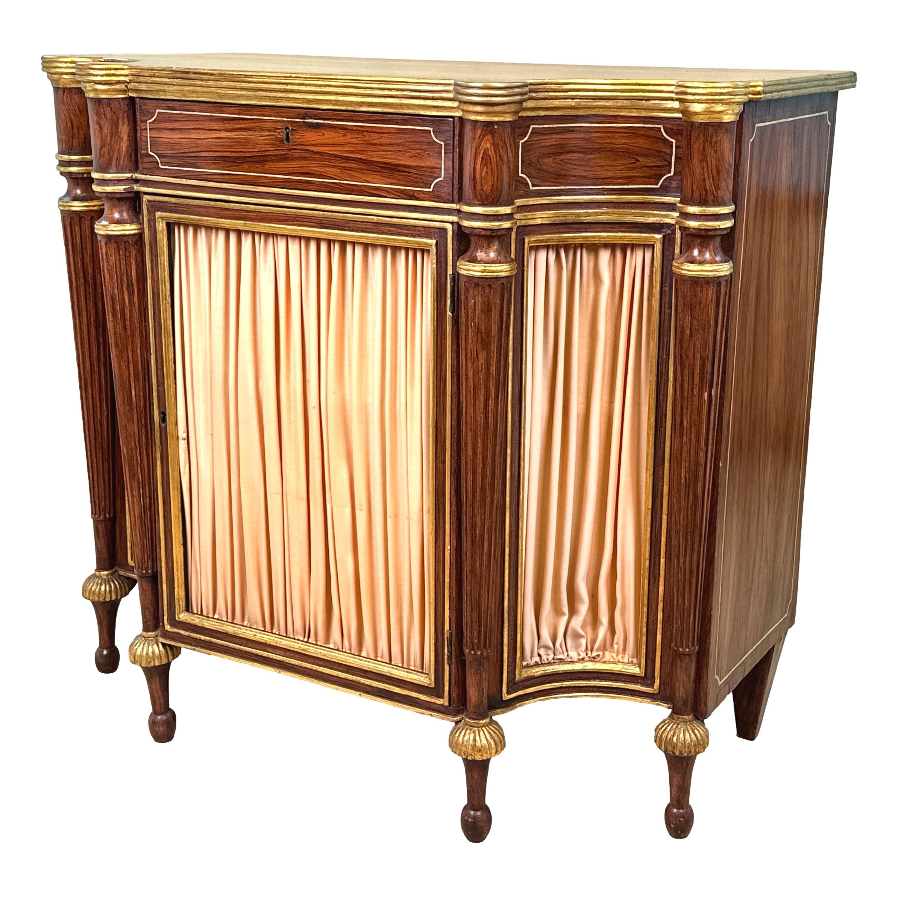Armario Auxiliar de Madera de Palisandro Simulado Regency