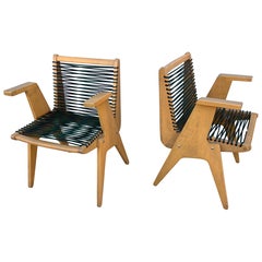 Robert Kayton Pair of Rope Armchairs