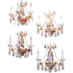 Set of Four Matching Beautiful Sconces from Maison Baguès 8