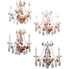 Set of Four Matching Beautiful Sconces