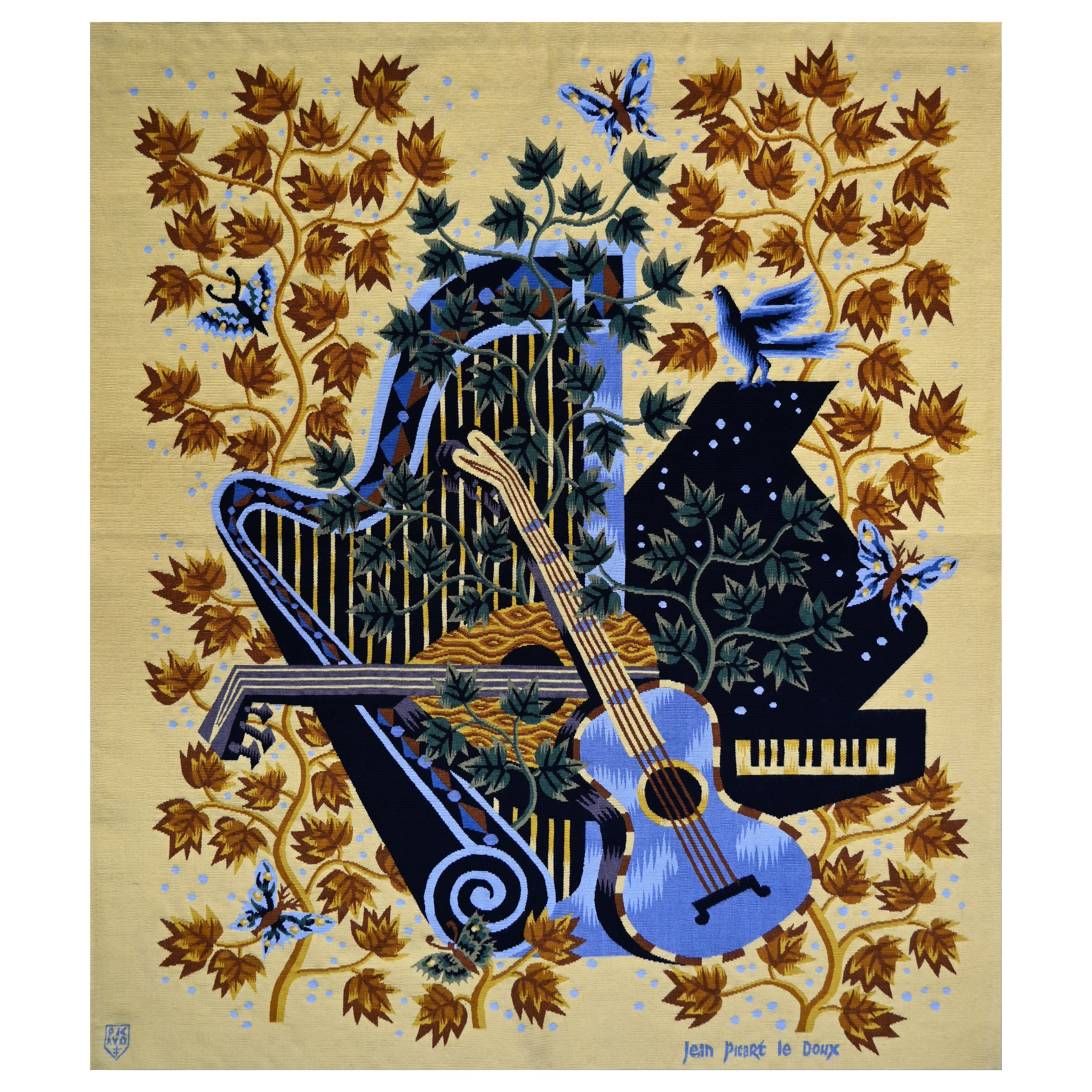 Concerto, Jean Picart Le Doux - Tapisserie moderne française, Atelier Picaud - N 1510