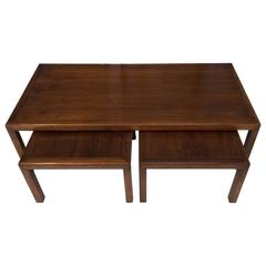 Knoll Style Coffee Table with Matching Side Tables 11