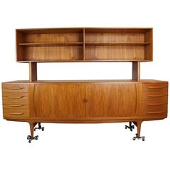 Johs Andersen and Kurt Ostervig Sideboard with Top Cabinet