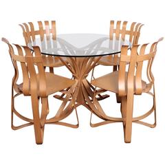 Dining Table and Chairs by Frank Gehry