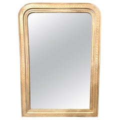 French Louis Philippe Mirror Silver Leaf
