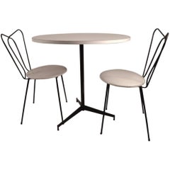 Retro Three-Piece Mid-Century Dinette Set