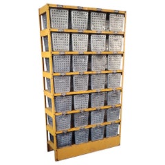 Used Steel Bin Storage Cabinet