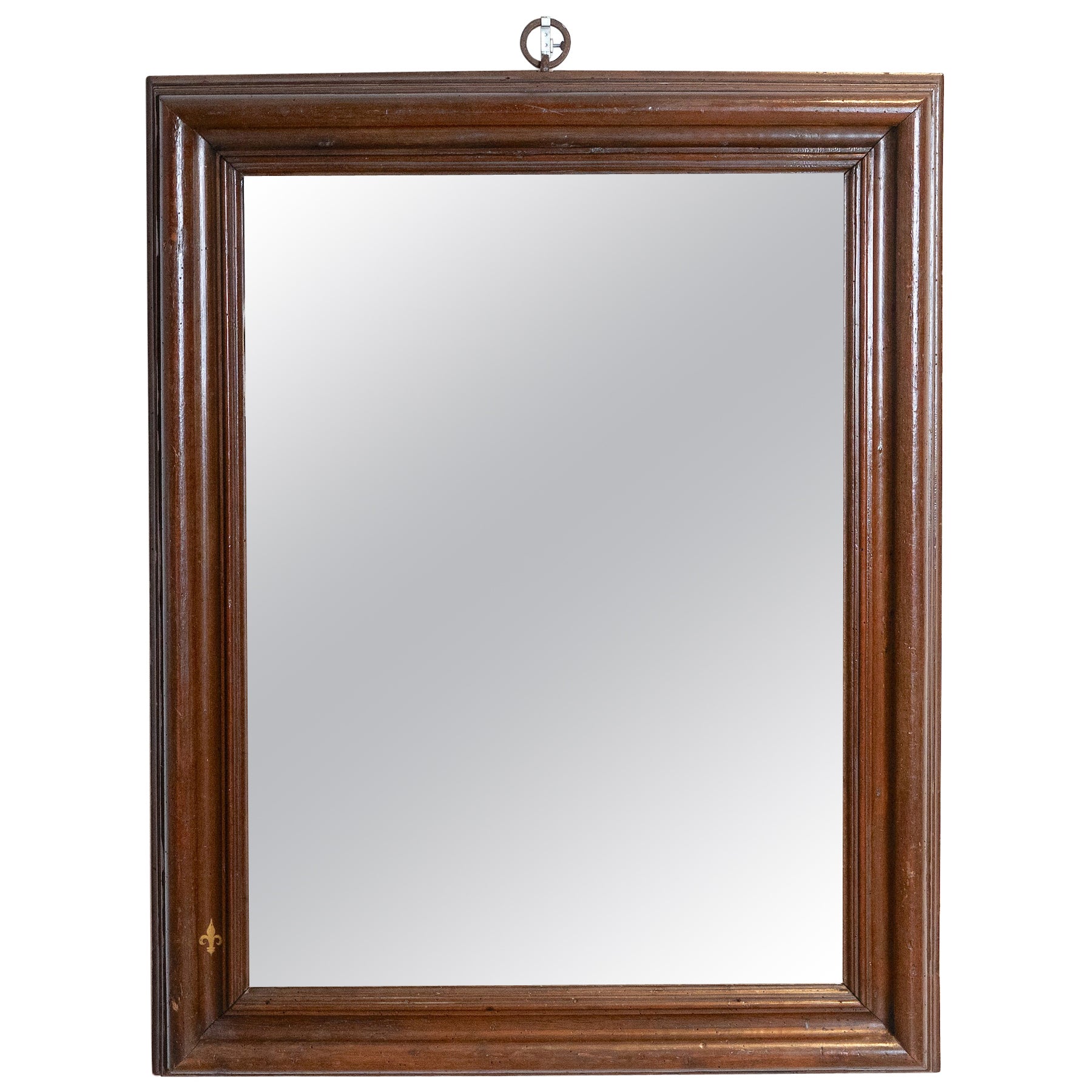 Italian, Tuscany, Louis XIV Period Molded Walnut Wall Mirror, early 18th c