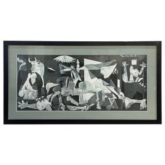 Gerahmter Druck der Guernica von Pablo Picasso