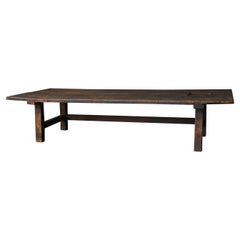 Japanischer antiker niedriger japanischer Holztisch aus Holz/"Fuzukue"/19. Jahrhundert/Meiji zu Taisho-Periode