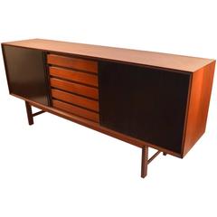 Credenza with Black Doors 12