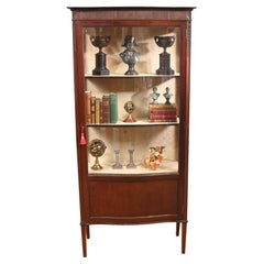 Vetrinetta edoardiana in mogano Vitrine 1910