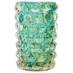 Vase cylindrique Barovier & Toso du 20ème siècle de la série Lenti, années 40