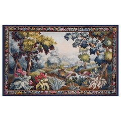 Verdure le chemin, French Greenery Tapestry by Manufacture Aubusson - N° 1514
