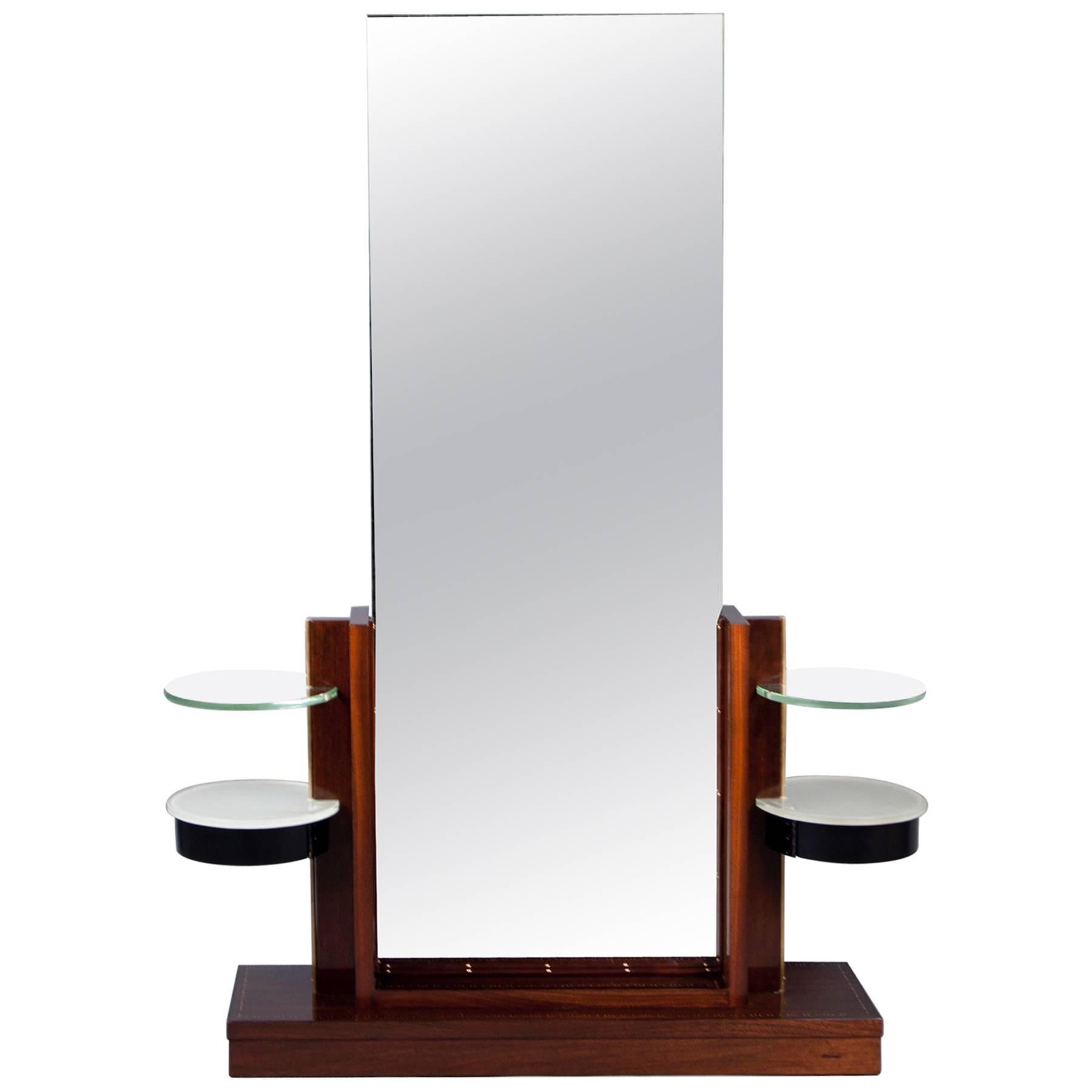 Hall Mirror by André Sornay, France, Art Moderne, 1940s