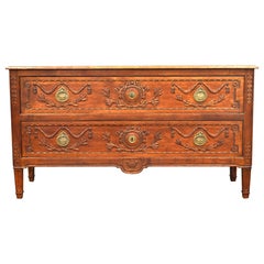 French Walnut Commode by Don Ruseau, Late 20th Century