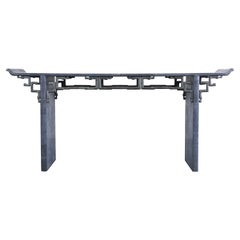 Maitland Smith Modern Altar or Console Table in Faux Shagreen, 20th Century