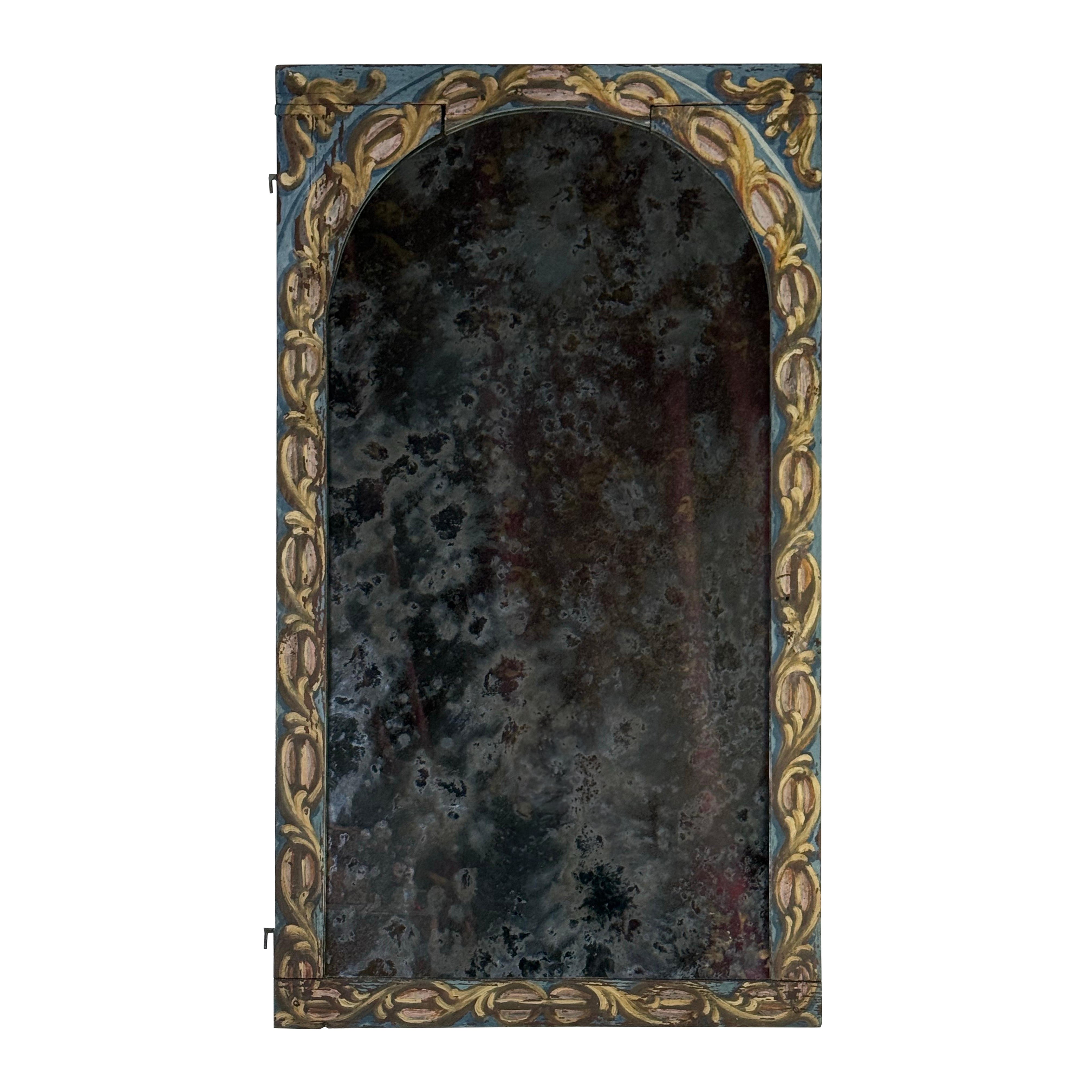 19th C. Italian Painted Mirror
