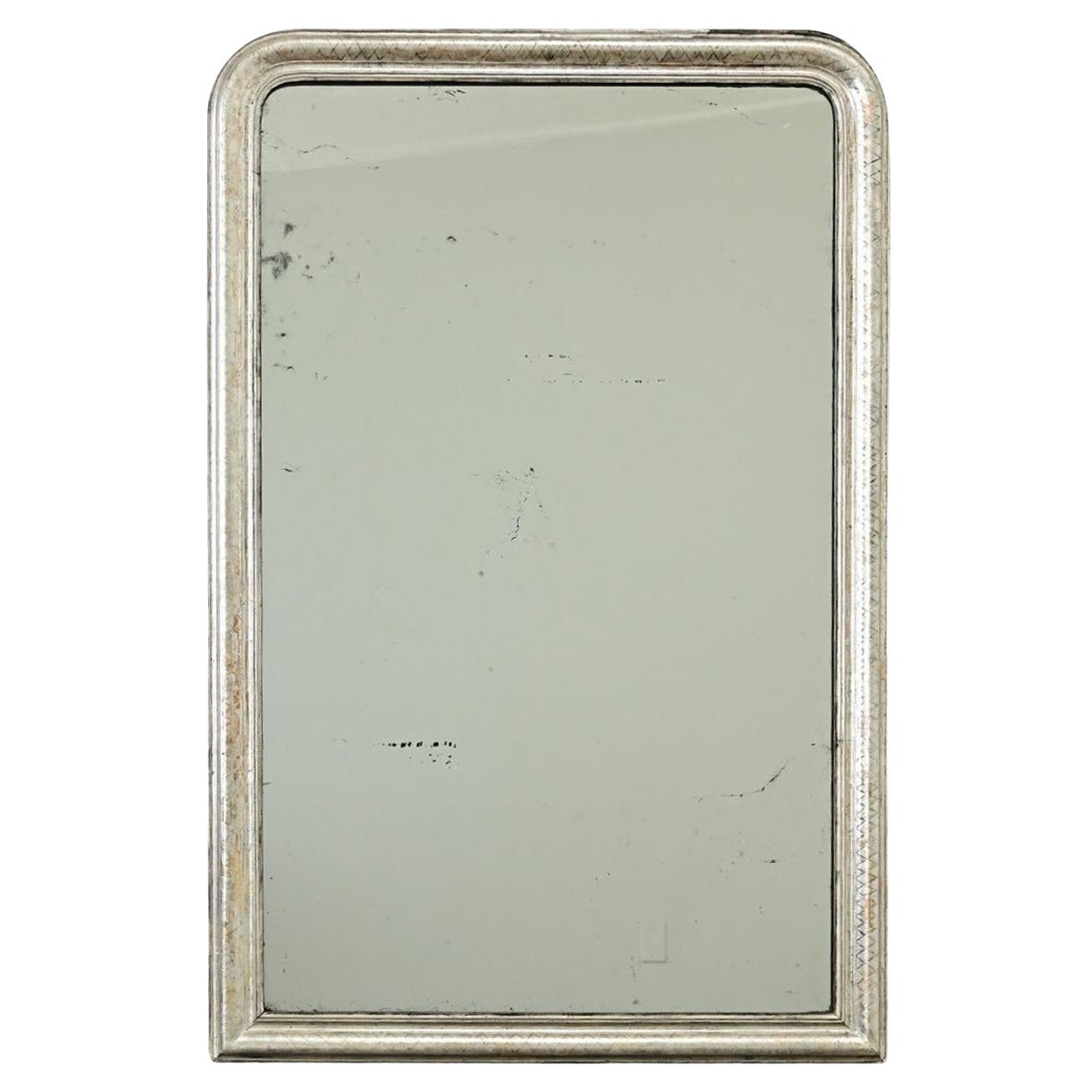 French 19th Century Silver Gilt Louis Philippe Mirror